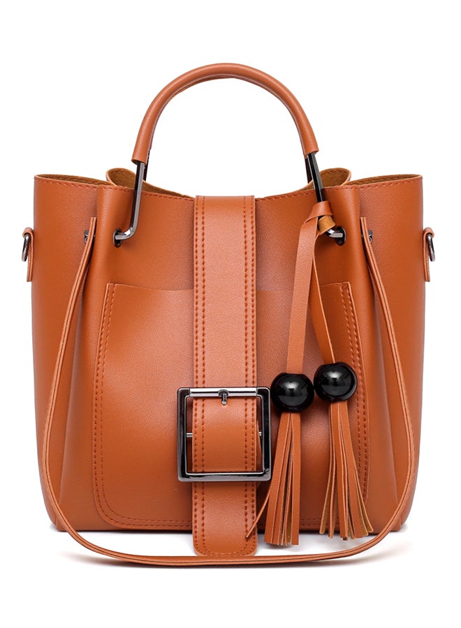 3-Piece Composite Bag Set Brown  - Image 2