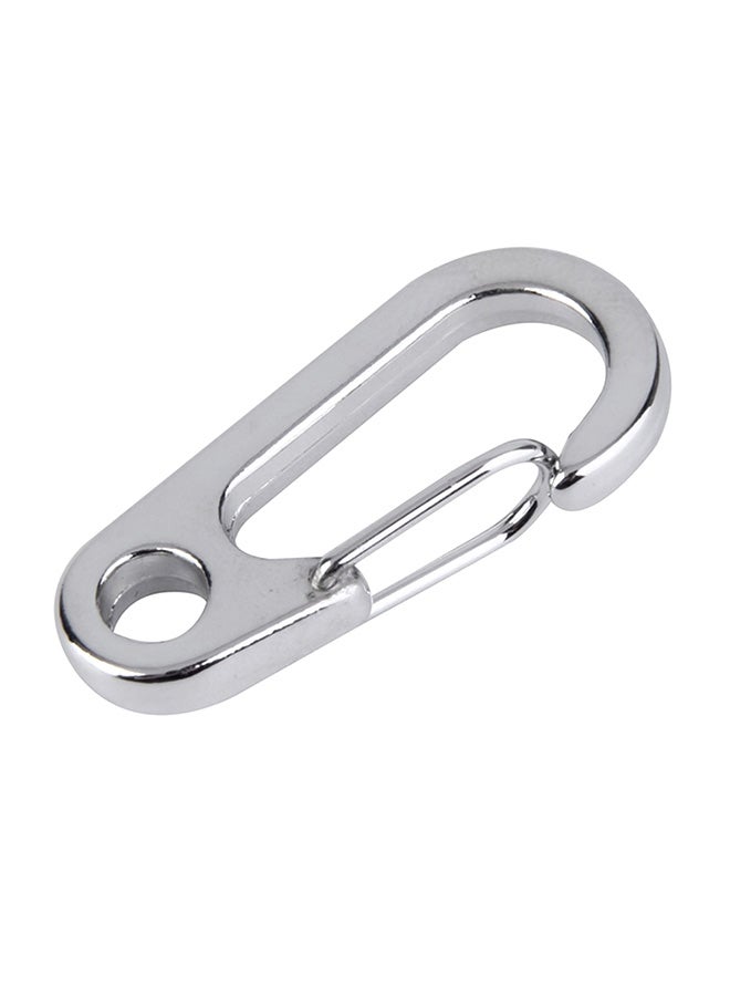 5-Piece Stainless Steel Key Chain Silver  - Image 2