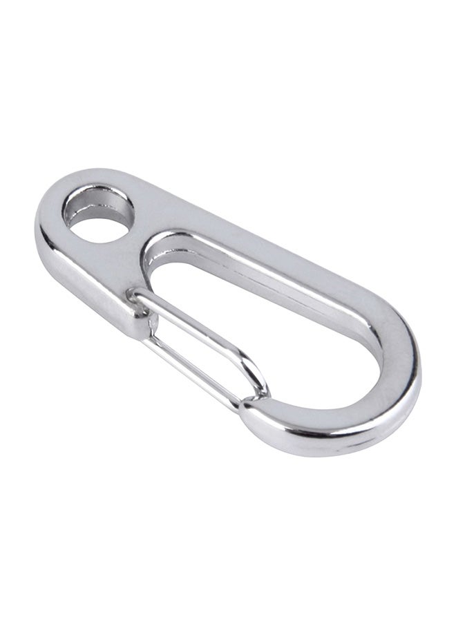 5-Piece Stainless Steel Key Chain Silver  - Image 3