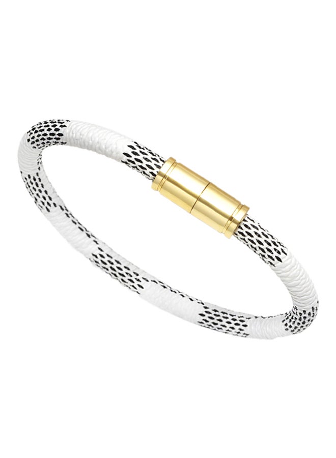 Sharpdo Woven Leather Rope Bracelet - Image 1