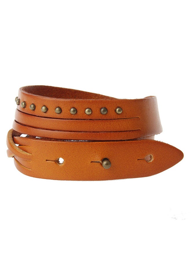 شاربدو سوار جلدي منسوج مزود بإبزيم - Image 2