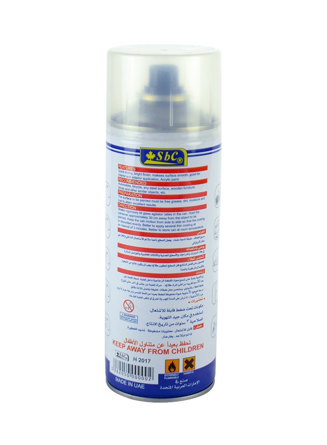 SBC - All Purpose Spray Paint Clear 400ml - Image 1