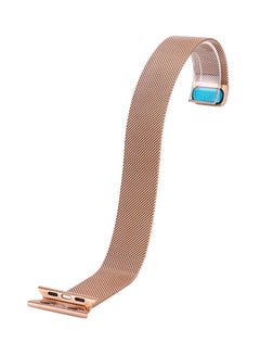 Metal Loop Replacement Strap For Apple Watch Series 1/2/3/4 Rose Gold