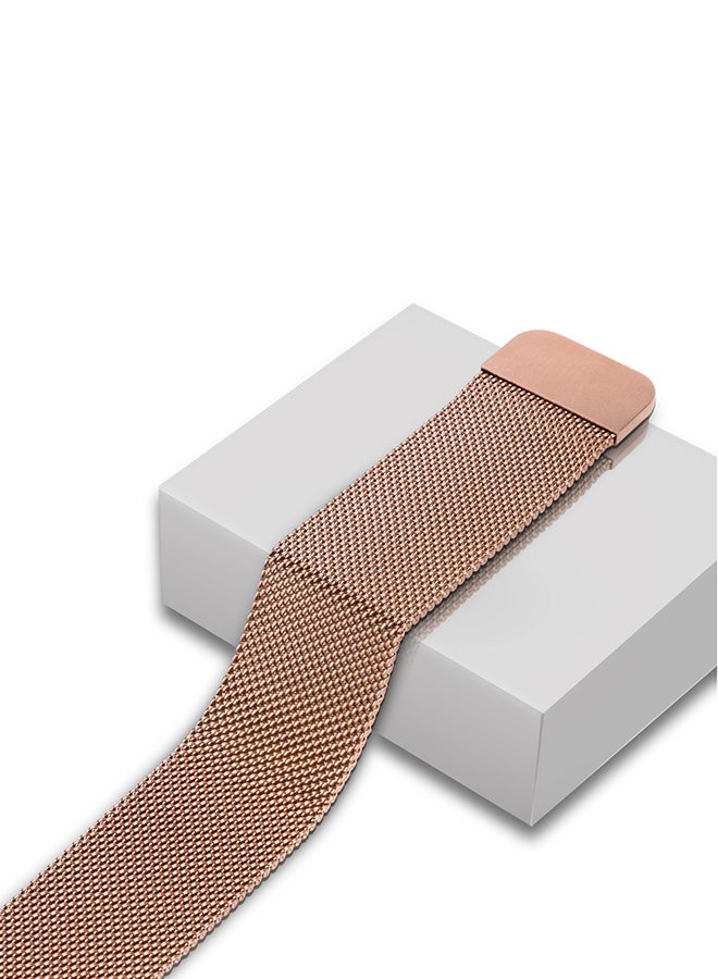 Generic - Metal Loop Replacement Strap For Apple Watch Series 1/2/3/4 Rose Gold - Image 1