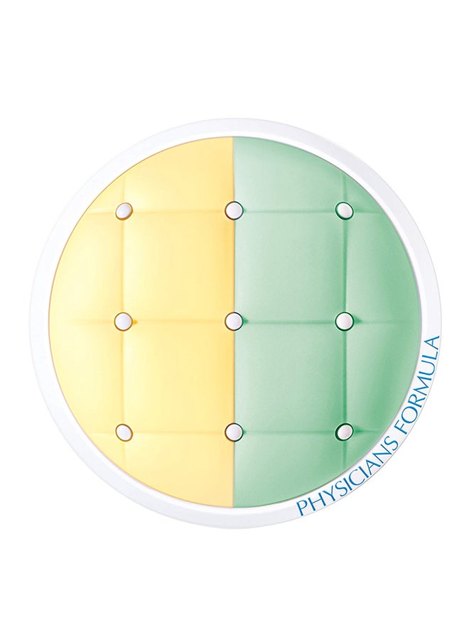 Physicians Formula - Mineral Wear Cushion Corrector+Primer Duo SPF20 6835 Yellow/Green - Image 1