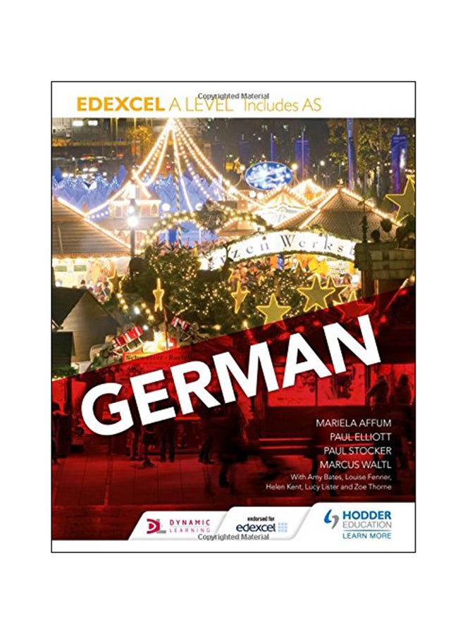 Edexcel A level Includes AS German paperback german - 26 Aug 2016