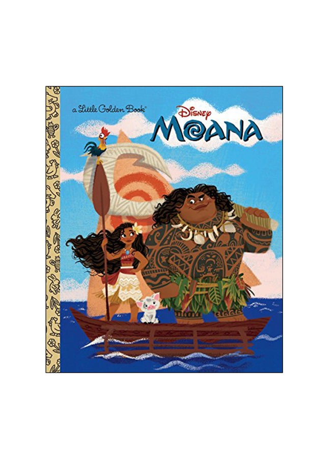 Moana: A Little Golden Book Hardcover English by Laura Hitchcock - 04 Oct 2016