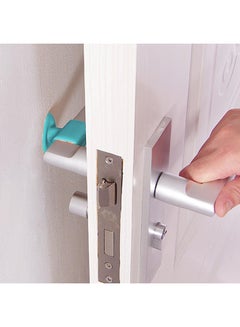 Generic Self Adhesive Wall Protector Door Knob Blue 4.5x3.8x1.75cm  - Image 4