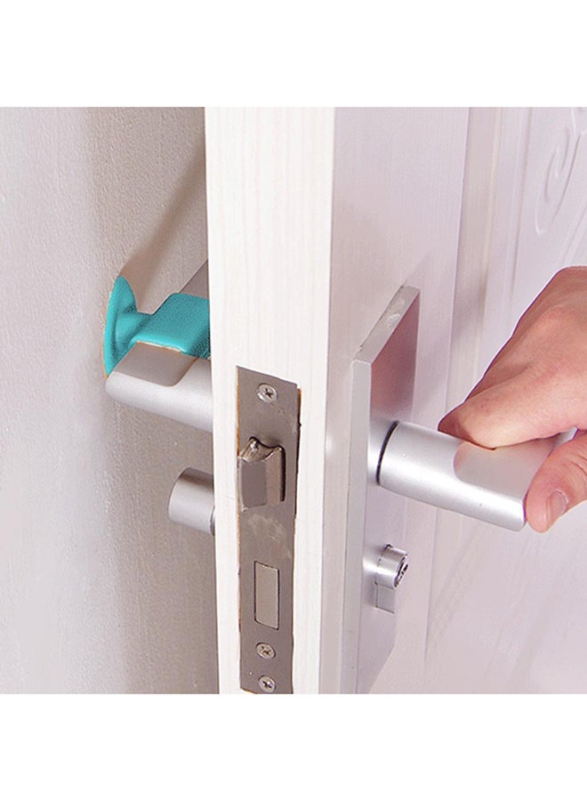 Generic Self Adhesive Wall Protector Door Knob Blue 4.5x3.8x1.75cm  - Image 4