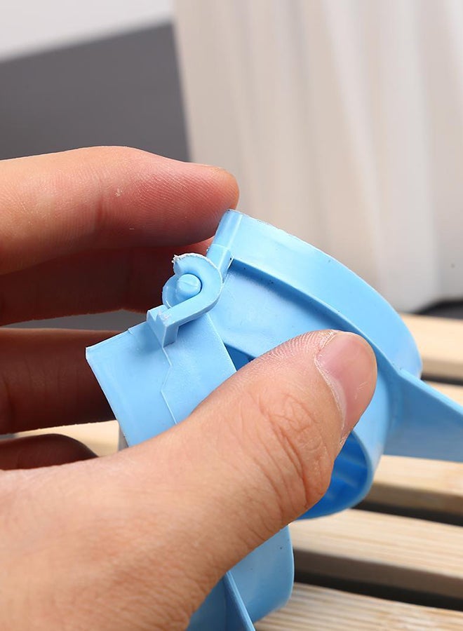 قالب يدوي لمعجنات الزلابية يمكنك صنعه بنفسك أزرق 10x8x2.5سم - Image 5