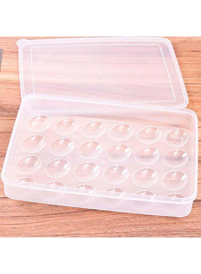 Refrigerator DumplingFood Storage Box Eg Storage Box Transparent 31x23.5x8cm - Image 5
