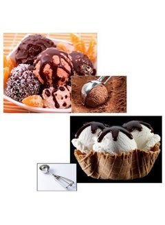 Generic Stainles Steel Ice Cream Scoop Silver 26x9x4cm  - Image 4