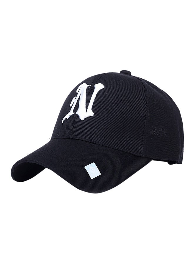 Generic - Embroidered Hip Hop Snapback Cap Black - Image 1
