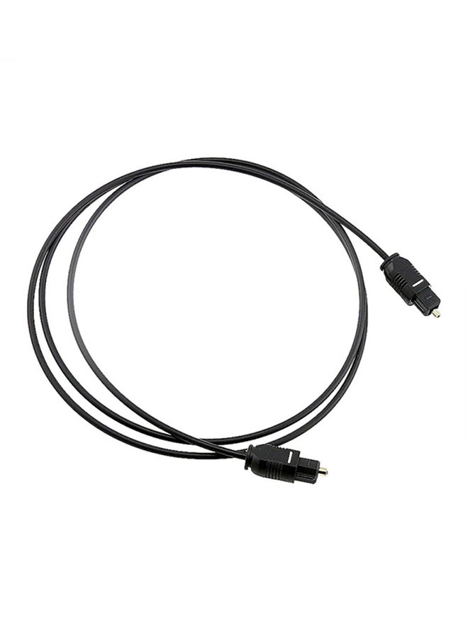 Trands - Optical Fiber Digital Audio Cable Black - Image 1