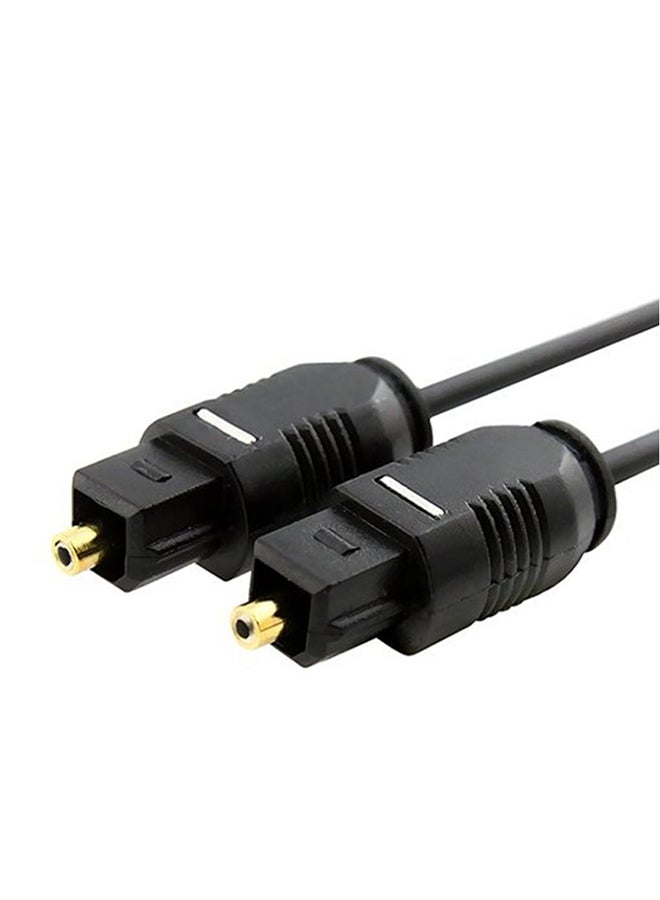 Trands - Optical Fiber Digital Audio Cable Black - Image 1