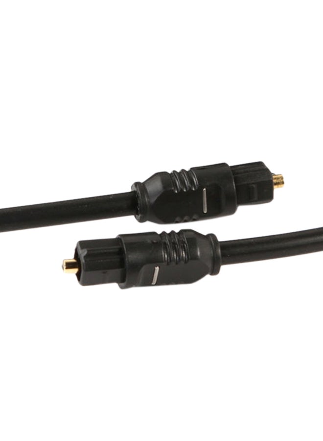 Trands - Optical Fiber Digital Audio Cable Black - Image 1