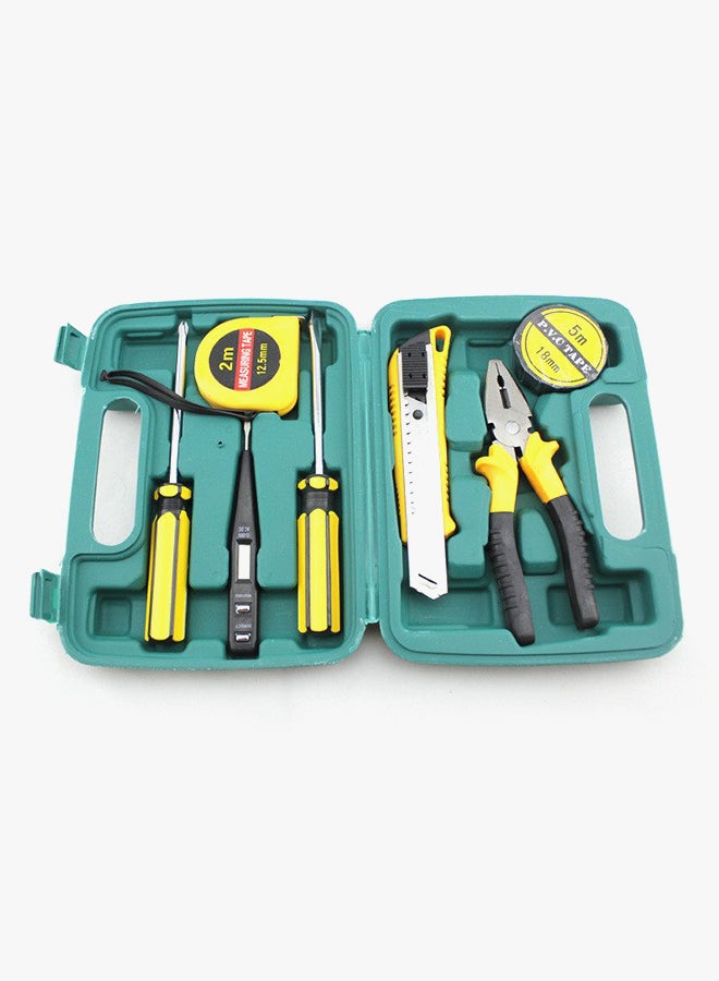 Cyber - 8-Piece Repairing Tool Set With Case Green - Image 1