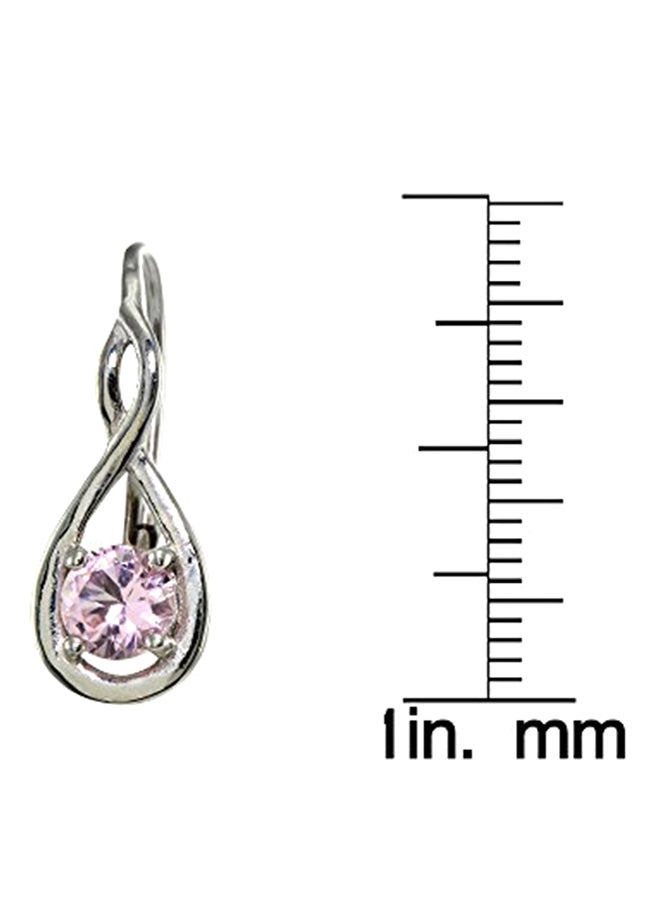 Ice Gems 925 Sterling Silver Tourmaline Studded Earrings - Image 3