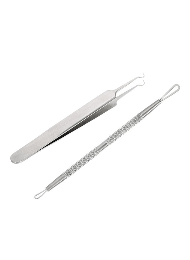 Generic 2-Piece Tweezer Set Silver - Image 1