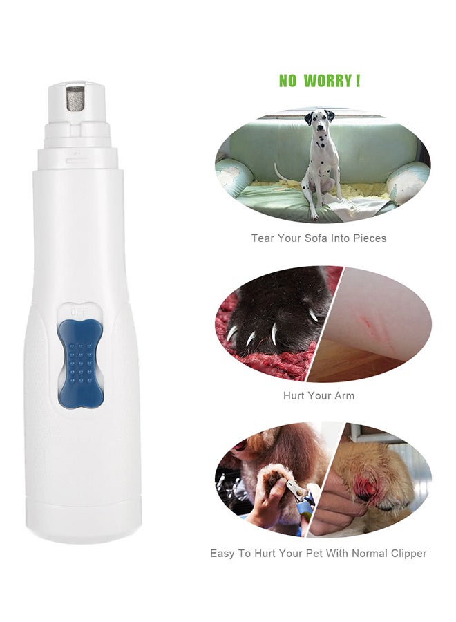 مبرد أظافر كهربائي أبيض - Image 3