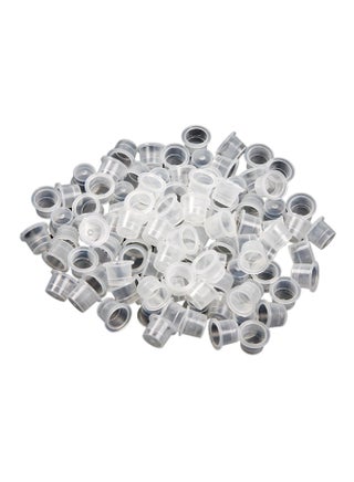 100-Piece Tattoo Ink Cups Set White