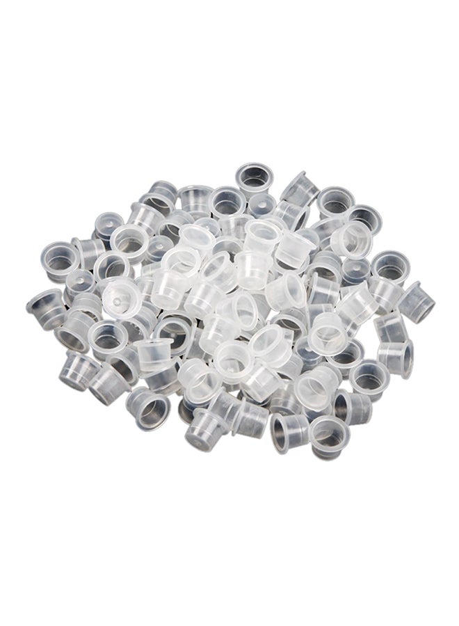 Generic 100-Piece Tattoo Ink Cups Set White  - Image 1