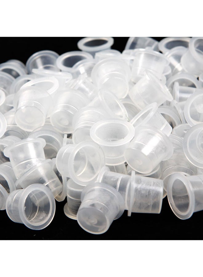 Generic 100-Piece Tattoo Ink Cups Set White  - Image 2