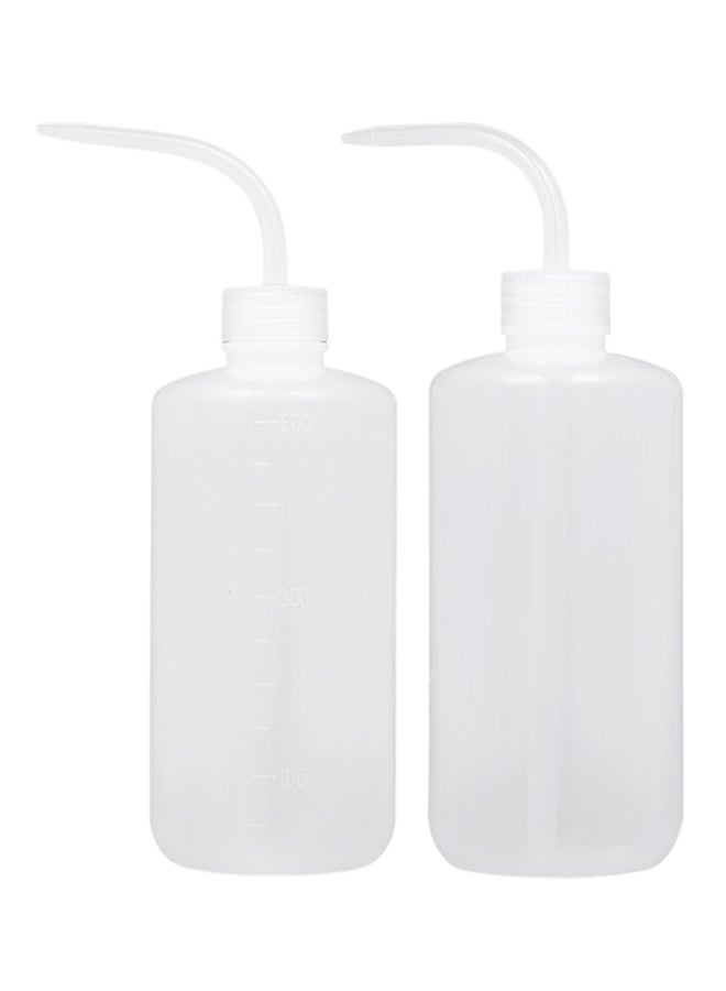 Generic 2-Piece Tattoo Wash Bottle White  - Image 1