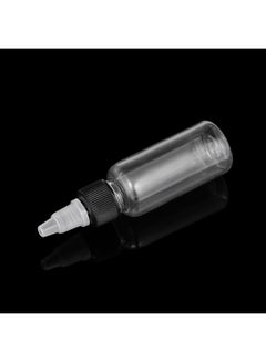 Generic 10-Piece Empty Tattoo Ink Bottles Clear/Black  - Image 2