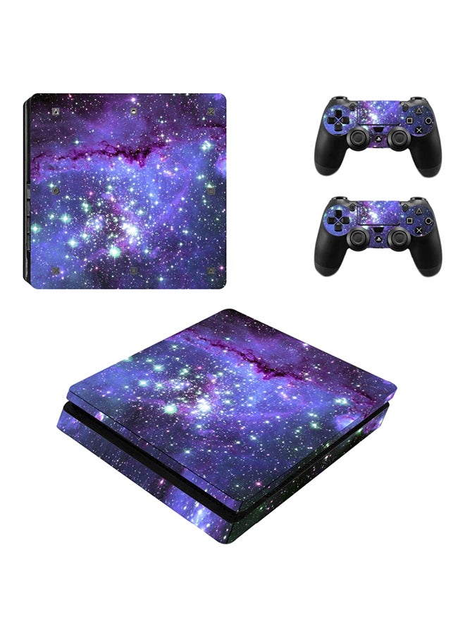 3-Piece Printed Gaming Console And Controller Sticker Set For PlayStation 4  - Image 1