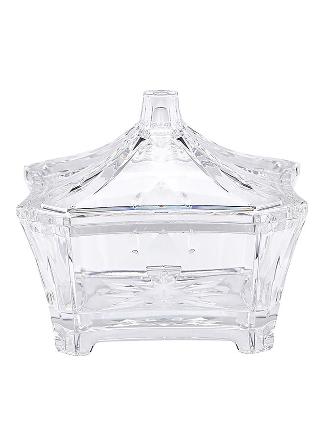 Tent Shaped Candy Bowl With Lid Clear 26cm - v1547213102/N20404785A_2