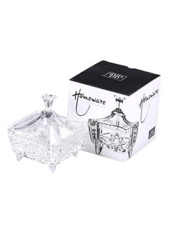 AZAD Elite Shaped Candy Bowl Lid Clear 24cm  - Image 1