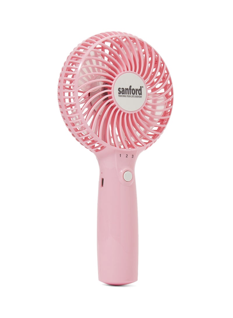 Sanford 4-Blade Hand Fan SF947HFN Pink - Image 2