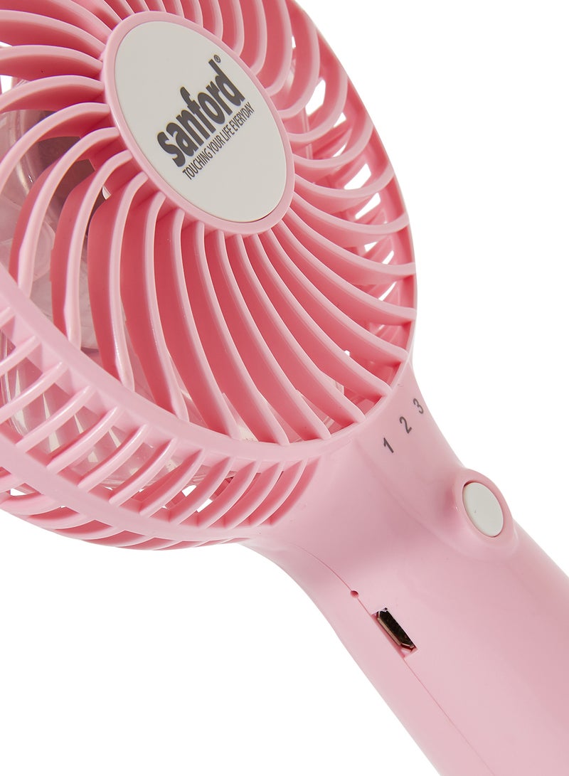Sanford 4-Blade Hand Fan SF947HFN Pink - Image 3