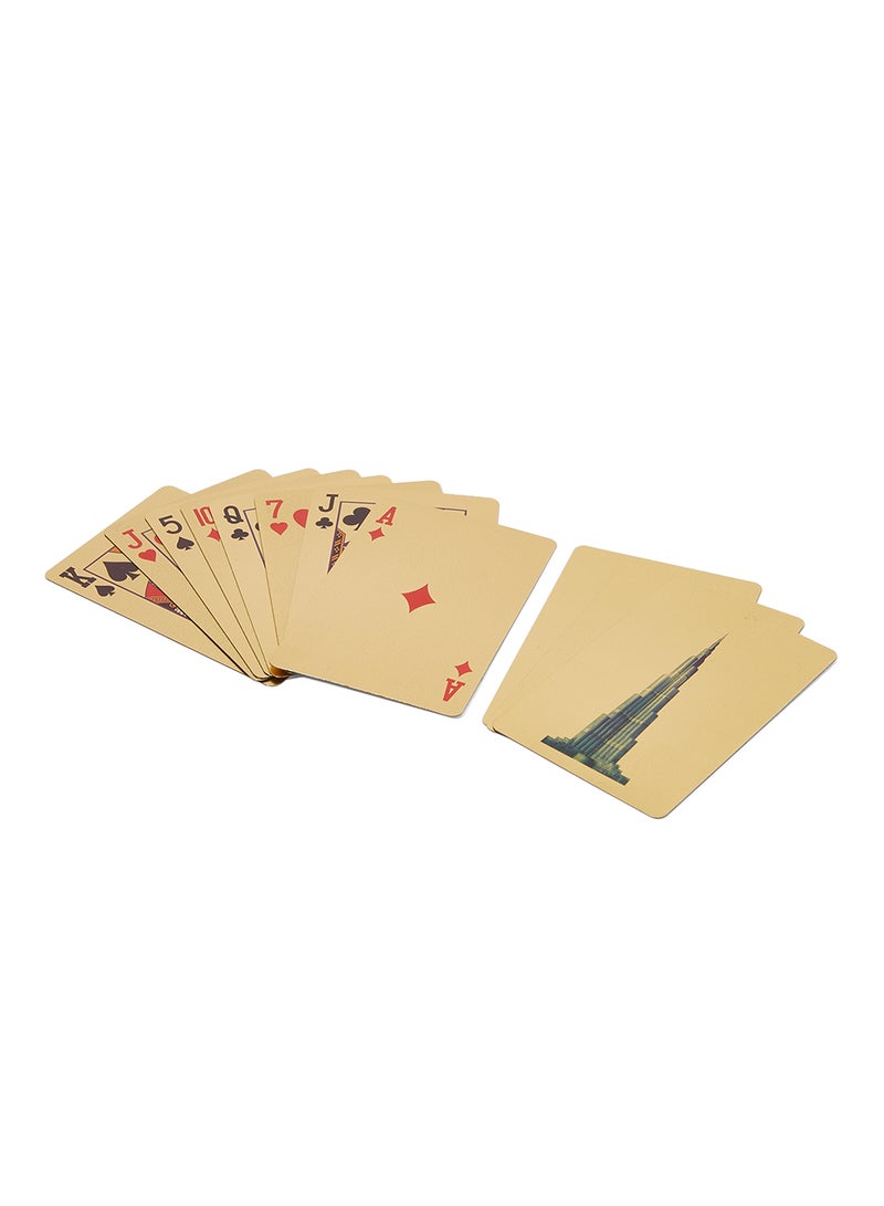 سارفا أوراق لعب كوتشينة بتصميم برج خليفة من 54 قطعة - Image 2