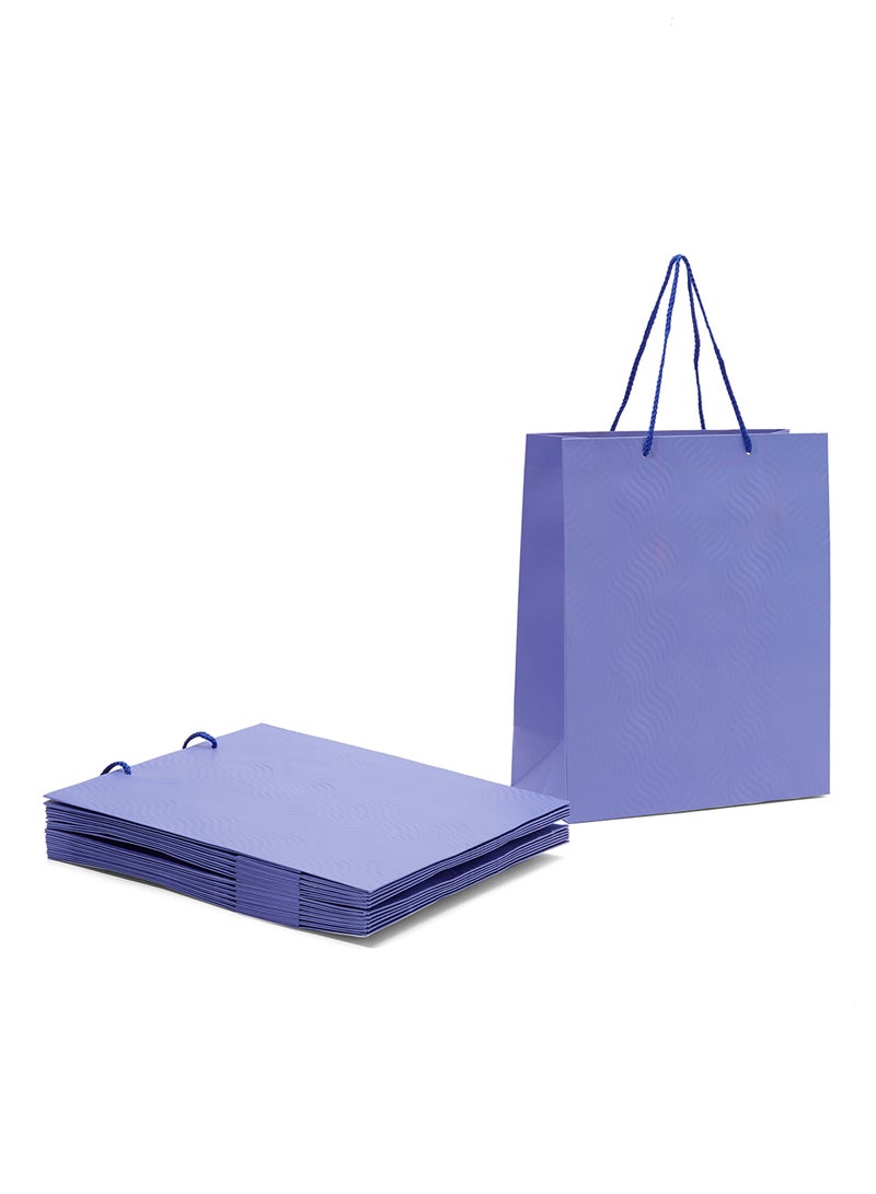 سارفا أكياس هدايا سادة من 12 قطعة أرجواني - Image 1