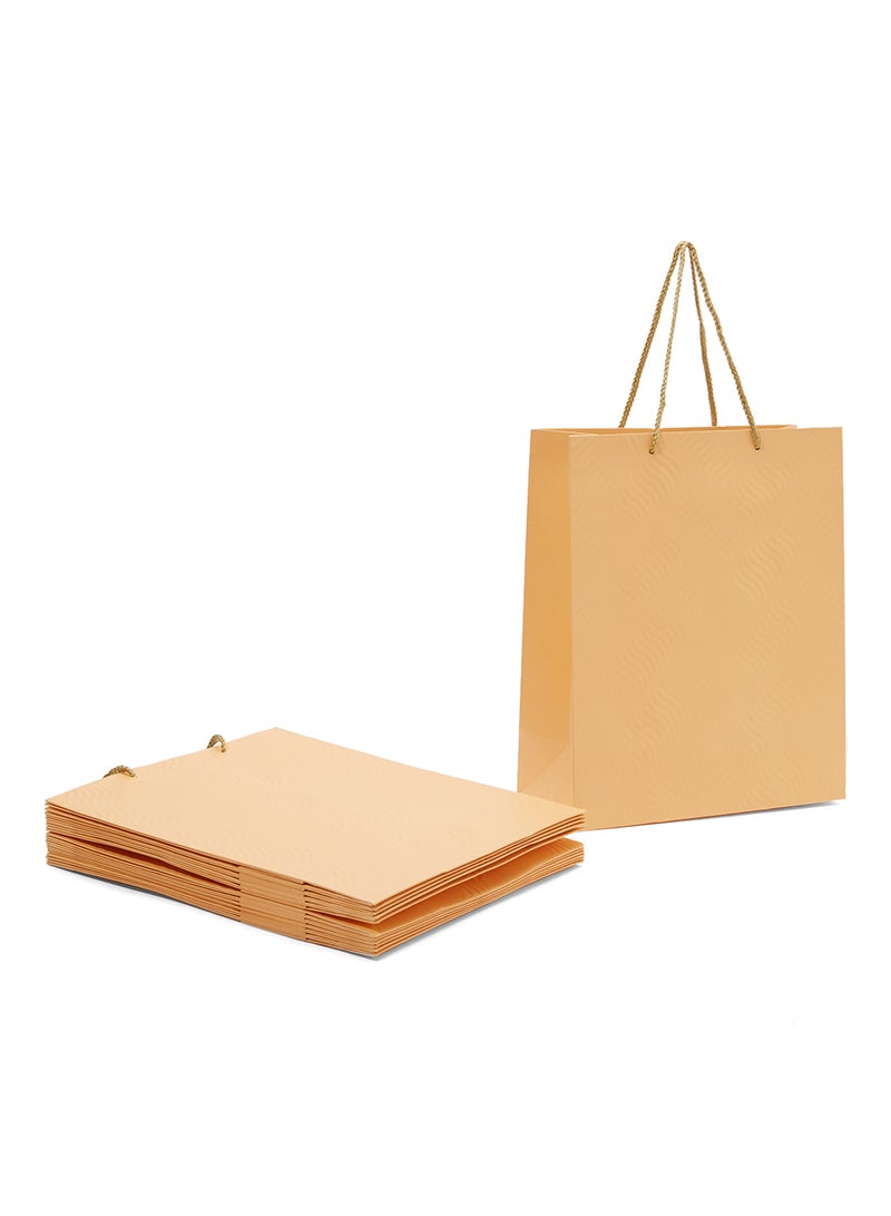 SARVAH 12-Piece Plain Gift Bag Orange  - Image 1