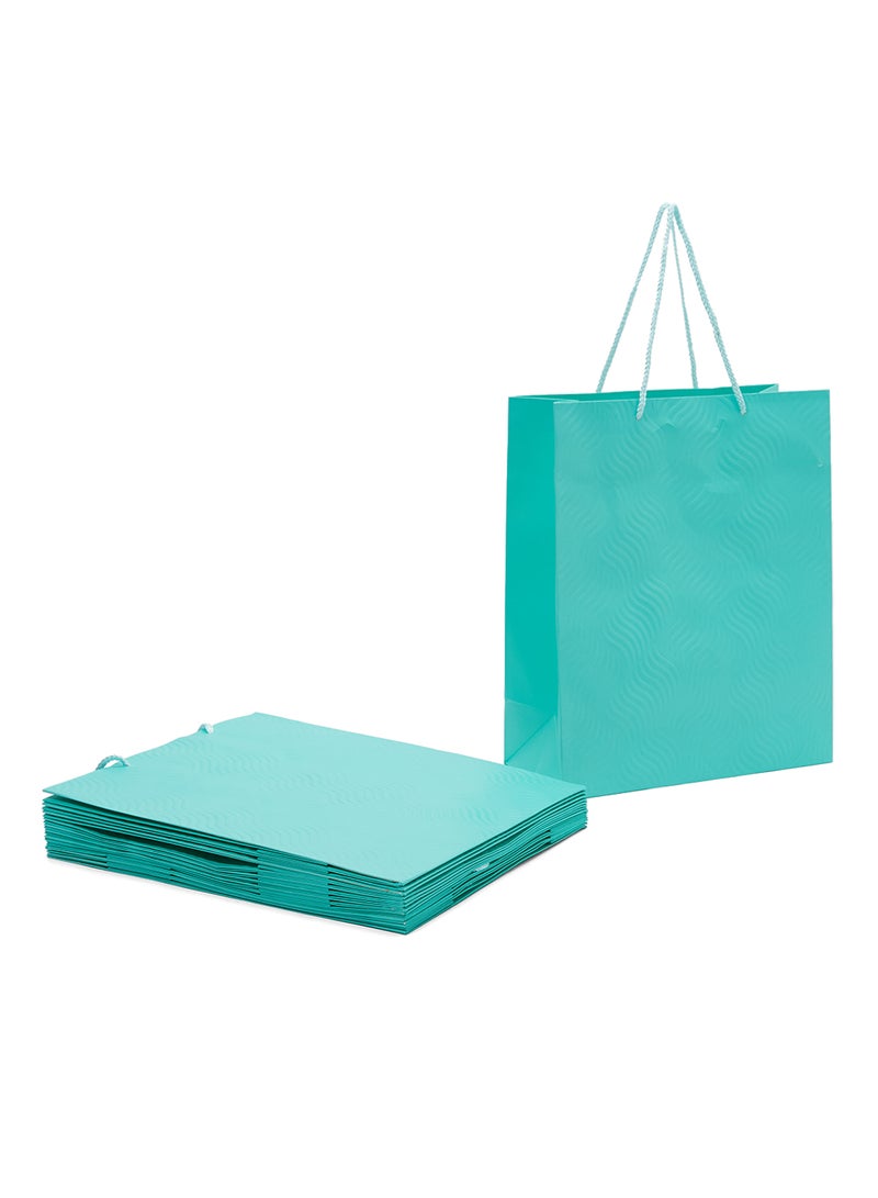 سارفا أكياس هدايا سادة من 12 قطعة أخضر - Image 1