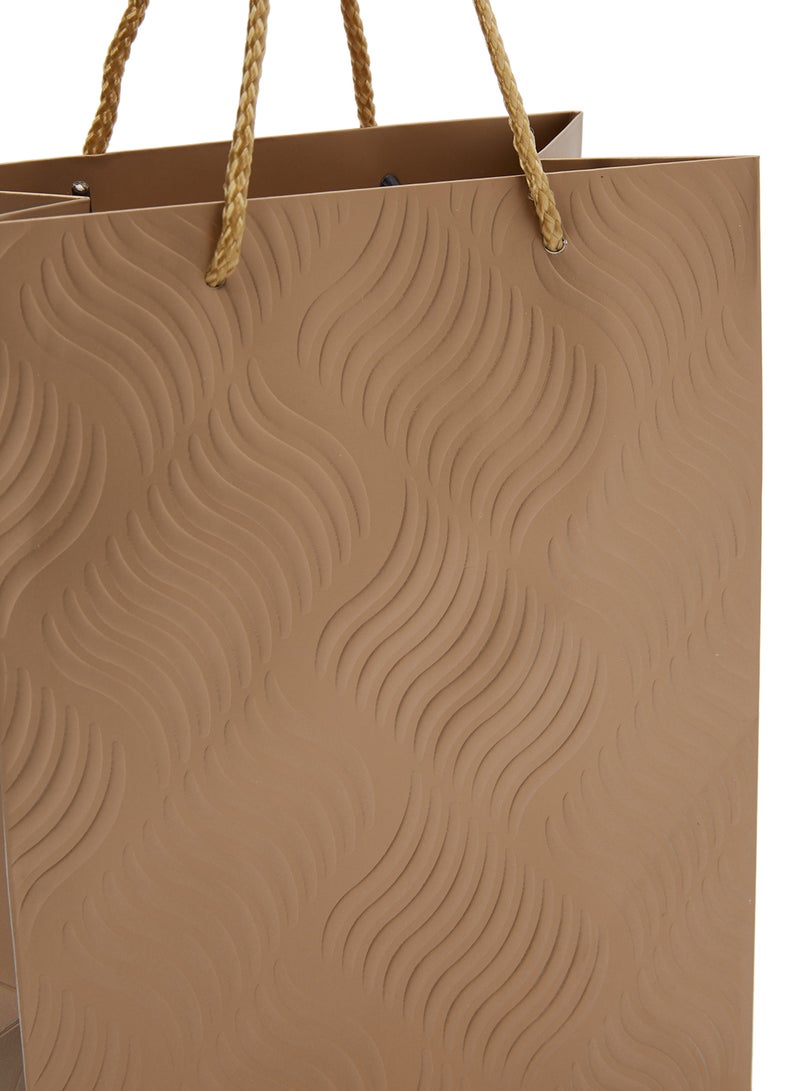 سارفا أكياس هدايا سادة من 12 قطعة بني - Image 3