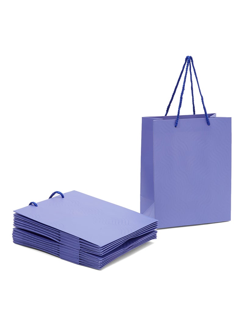 سارفا أكياس هدايا سادة من 12 قطعة أرجواني - Image 1