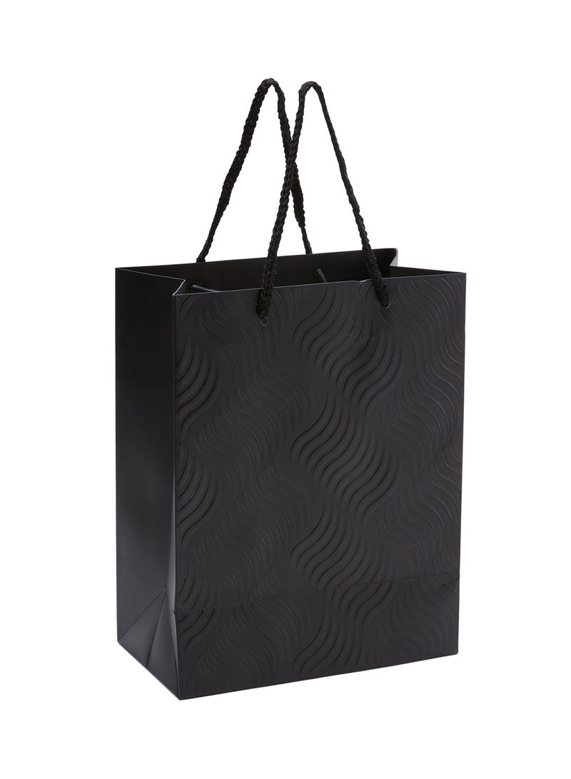 سارفا أكياس هدايا سادة من 12 قطعة أسود - Image 2