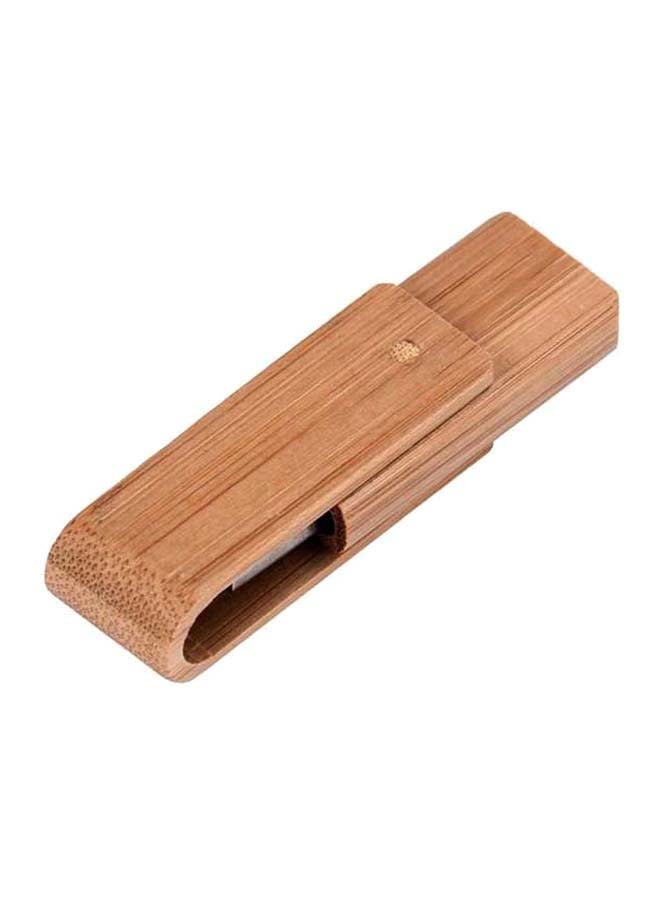 Swivel USB 2.0 Bamboo Thumb U Disk Flash Drive 8 GB - Image 3