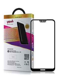 yopah 5D Full Screen Surfaces Tempered Glass Screen Protector For Huawei Y9 2019 Black/Clear  - Image 3