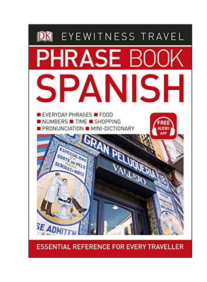 DK Eyewitness Travel Phrase Book Spanish Paperback English by DK - 42888