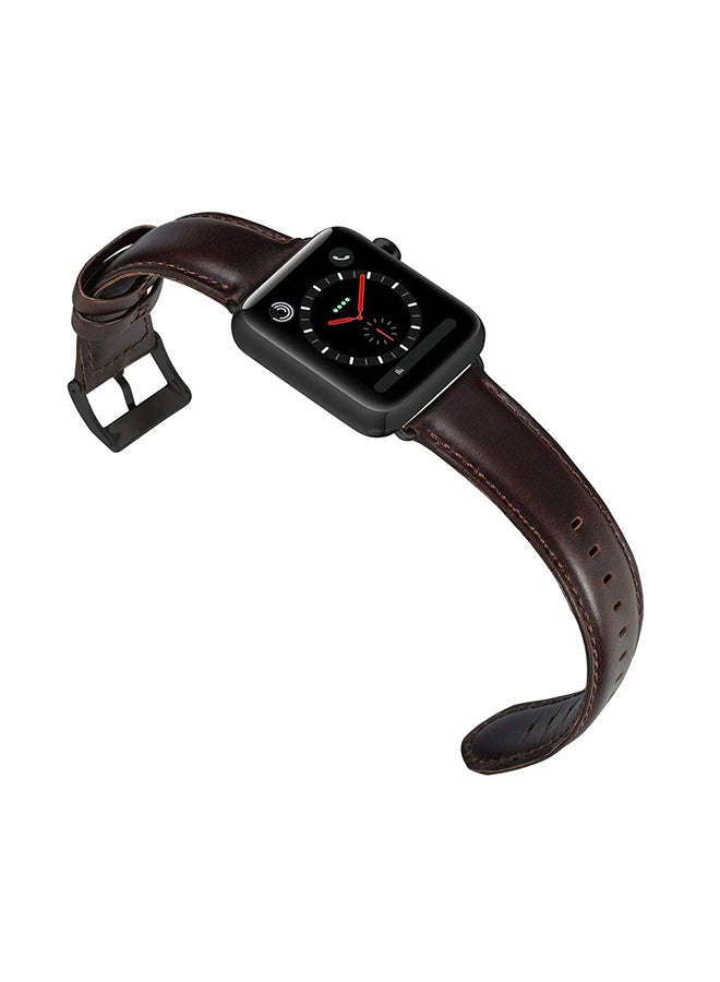 Replacement Band For Apple Watch Series 4/5 Deep Brown