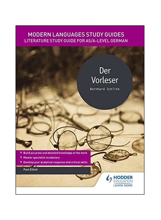Modern Languages Study Guides Film Study Guide For AS/A-Level German: Der Vorleser Paperback English by Paul Elliott - 21 Apr 2017