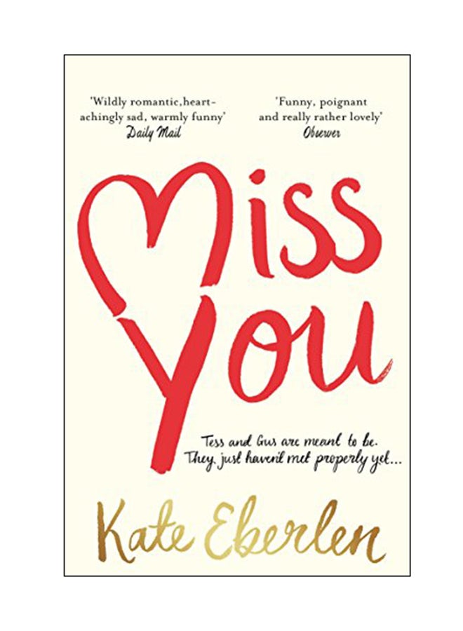 كتاب Miss You غلاف ورقي الإنجليزية - 20 Apr 2017