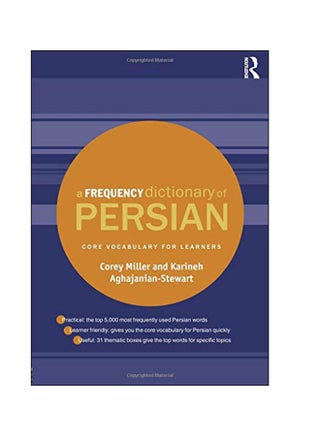 A Frequency Dictionary Of Persian: Core Vocabulary For Learners Paperback English by Corey Miller - 16 Aug 2017 - v1547447674/N20361963A_1