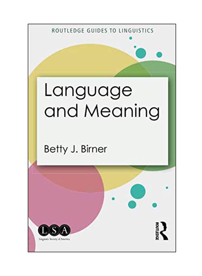 Language And Meaning Paperback English by Betty Birner - 23 Nov 2017 