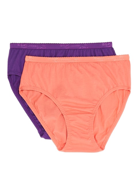 2 Pack Of Simple Comfort Hipster Plain Dark Assorted